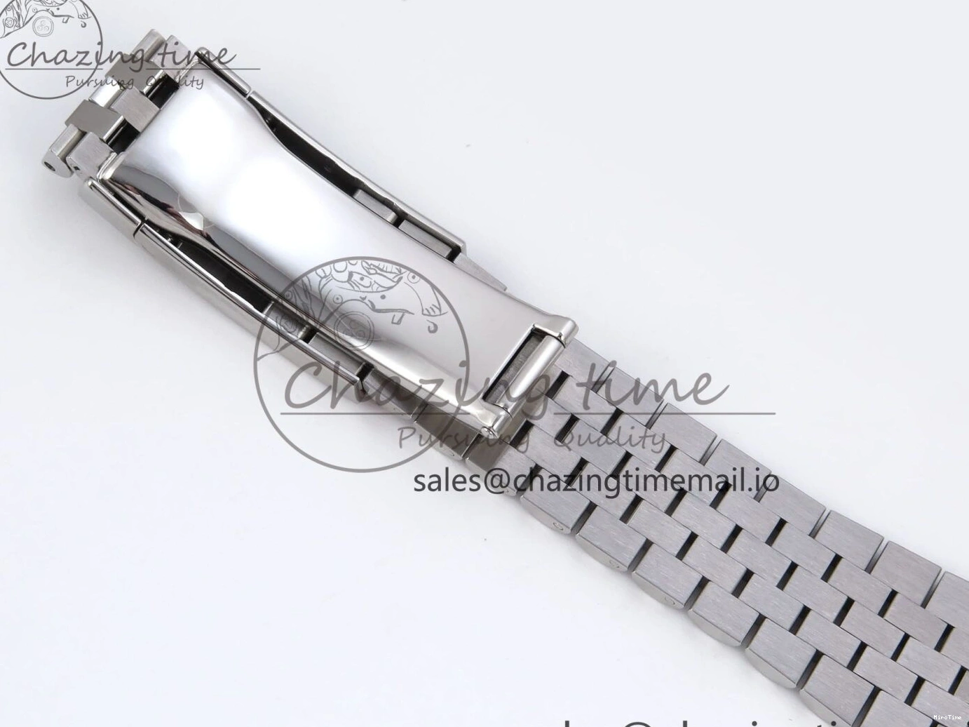 MiroTime 1230 Datejust 126334 41mm SS Clean 1:1 Best Edition White Pearl Moissanite Dial on SS Jubilee Bracelet VR Modern 898